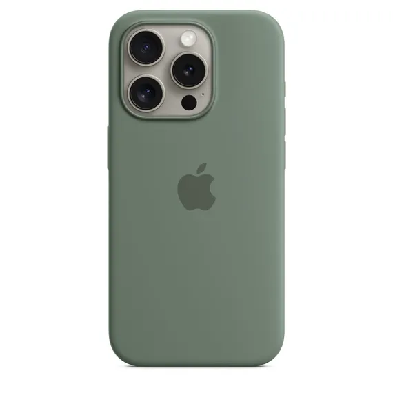 Чехол Silicone Case MagSafe для iPhone 15 Pro Max Кипарис Cypress