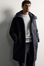 ТЕХНИЧЕСКАЯ ПАРКА С КАПЮШОНОМ WATER REPELLENT — ZARA
