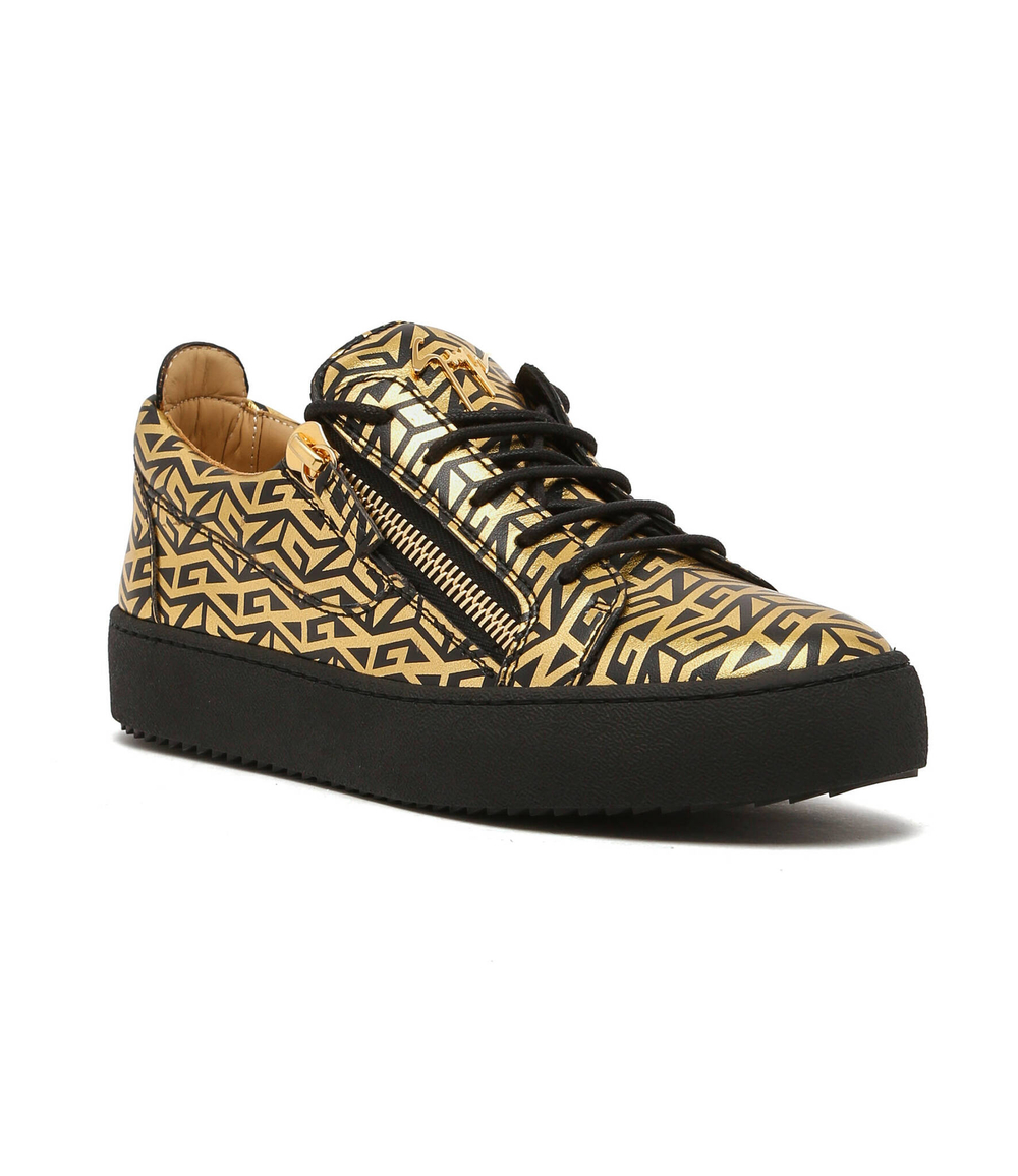 кроссовки logoball Giuseppe Zanotti - золотой(RU20051)