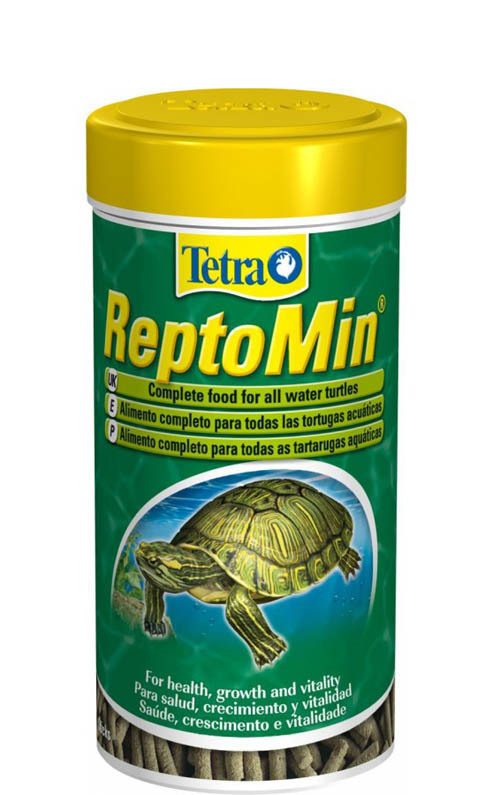 Корм для черепах TetraReptoMin, корм д/водных черепах 250 мл.