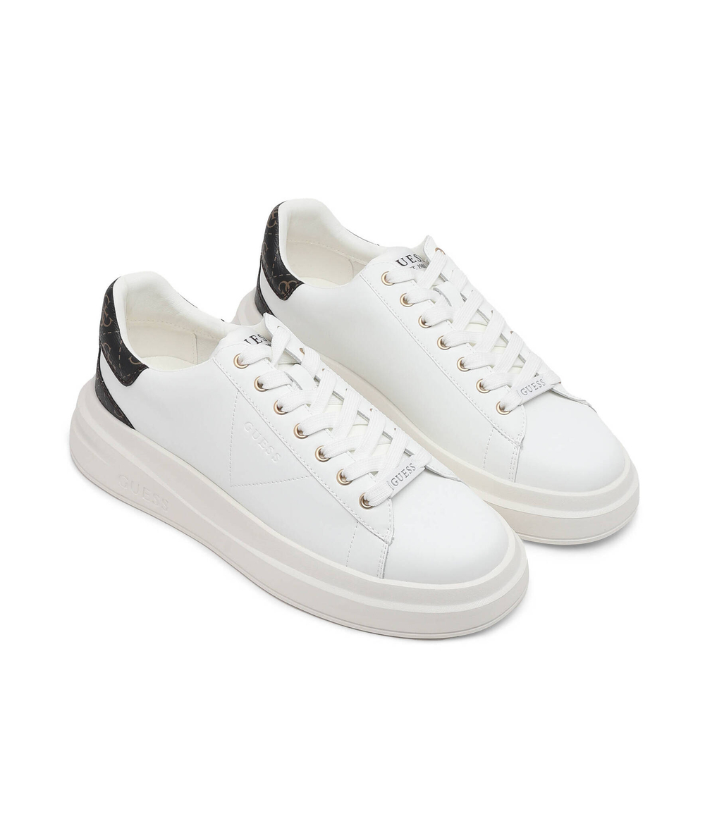 Кожаные кроссовки elba Guess - белый(FMPVIB LEA12)