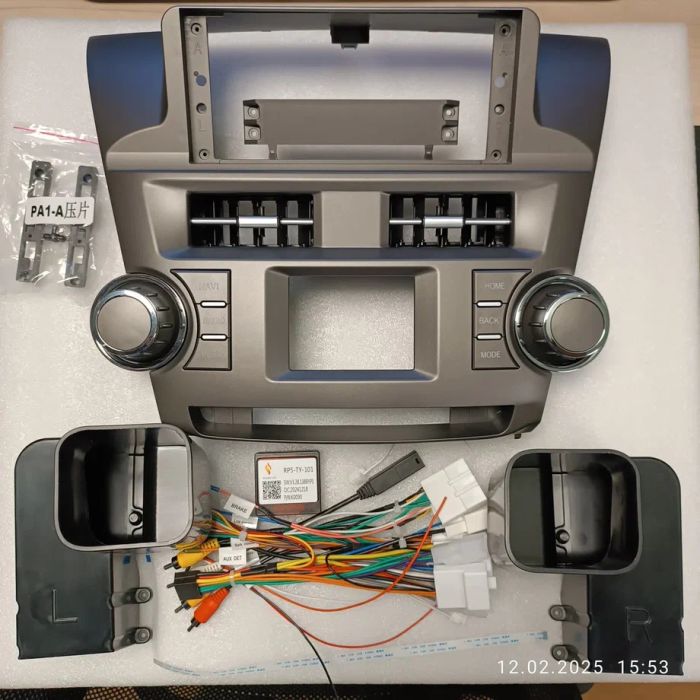 Магнитола для Toyota Highlander 2 (U40) 2007-2013 - Kuberg HP-T1231 монитор 12.5" в стиле LEXUS на Android 13, Быстрая, CarPlay, 4G SIM-слот