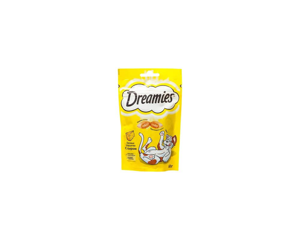 Корм Dreamies с сыром 60г, шт