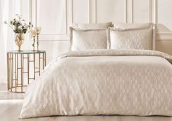 Постельное белье STELLA бежевый жаккард deluxe TIVOLYO HOME Турция