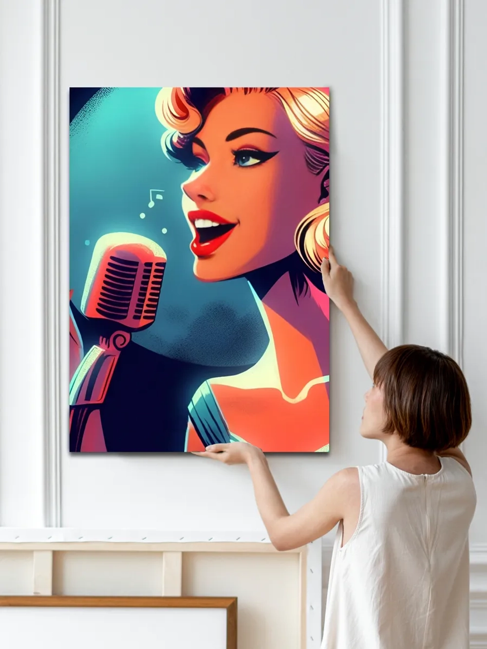 Картина Космическая серенада модульная 50x70см 1шт.