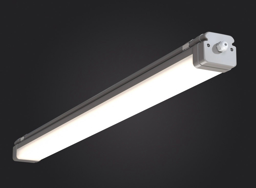 Светильник LED ДСП Айсберг ll 54Вт 3000К 6150Лм опал IP65 1100х85х70мм DARKLUM