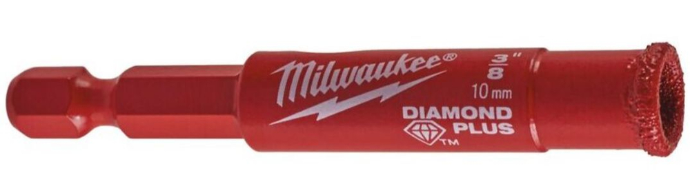 Алмазное корончатое сверло Diamond Plus 10мм, Milwaukee 49560509