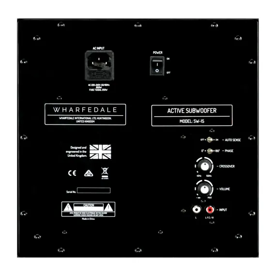 Wharfedale Diamond SW-15 Black Wood