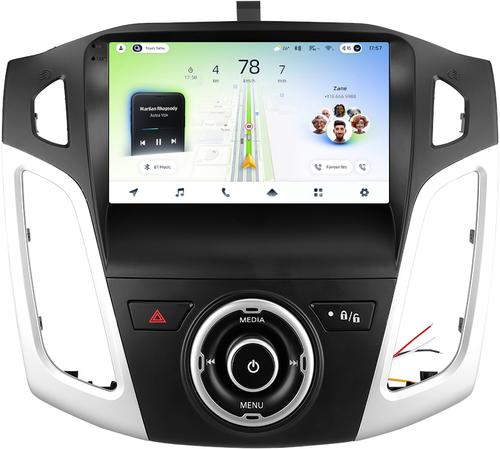 Магнитола для Ford Focus 3 2011-2019 (рамка тип 1) - Teyes CC4L монитор 9" IPS, Android 14, Быстрая, Snapdragon 662, CarPlay, 4G SIM-слот