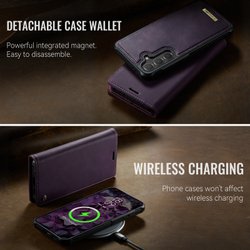 Чехол-кошелек CaseMe 2 in 1 MagSafe Samsung Galaxy S25+
