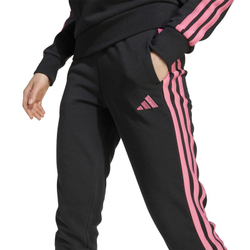 Брюки для девочки теннисные Adidas Kids Essentials 3-Stripes - black/pink fuchsia
