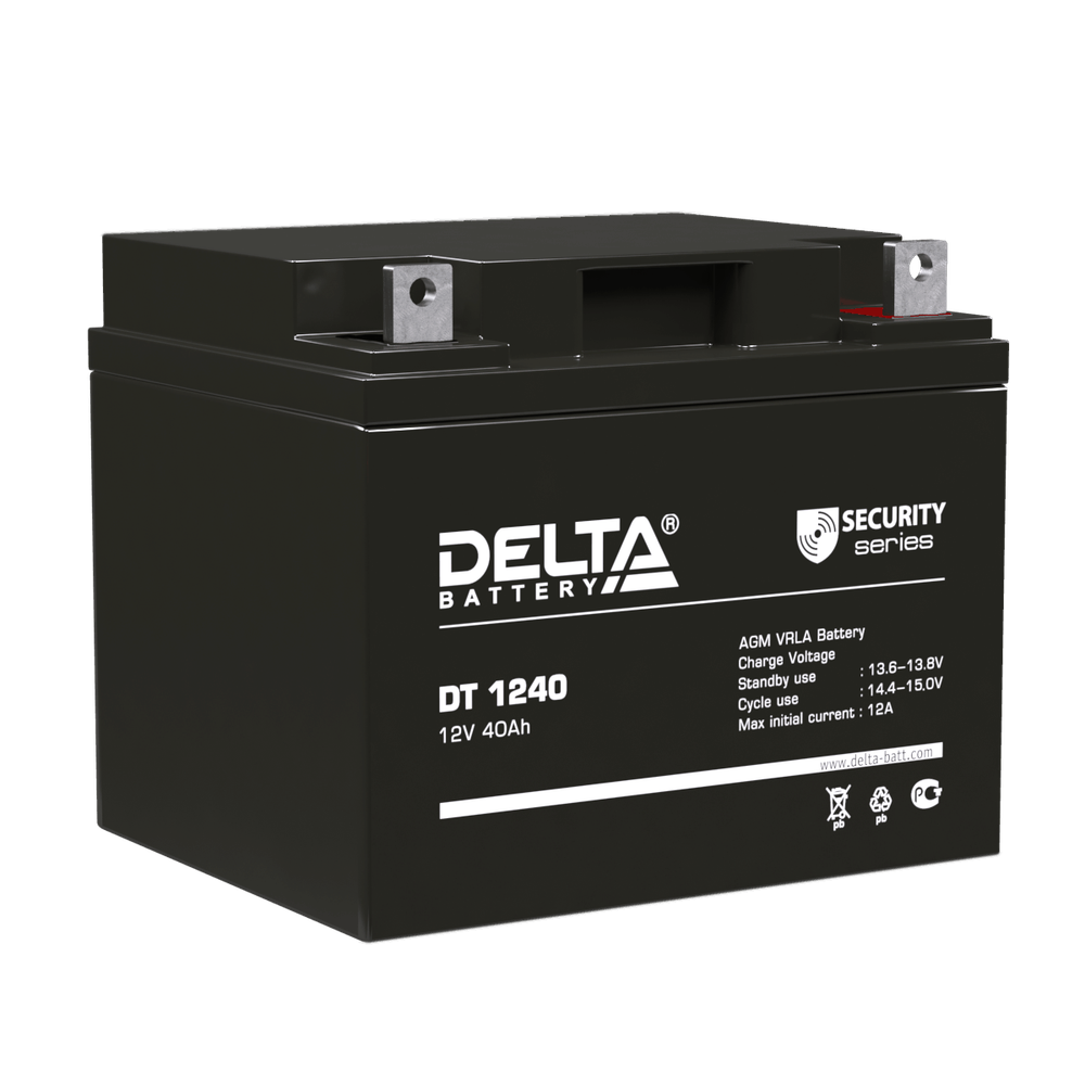 Аккумулятор DELTA DT 1240 | 40 Ач | 12В AGM