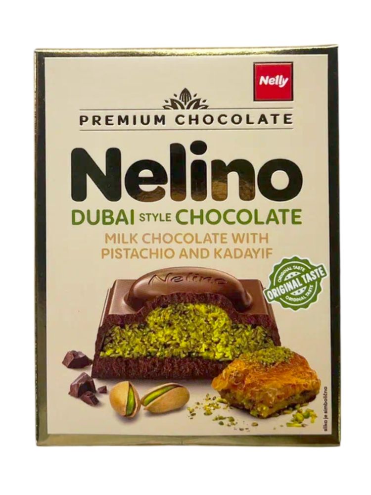 Дубайский шоколад Nelly Nelino Фисташка и кадаиф 62 г x 4 шт