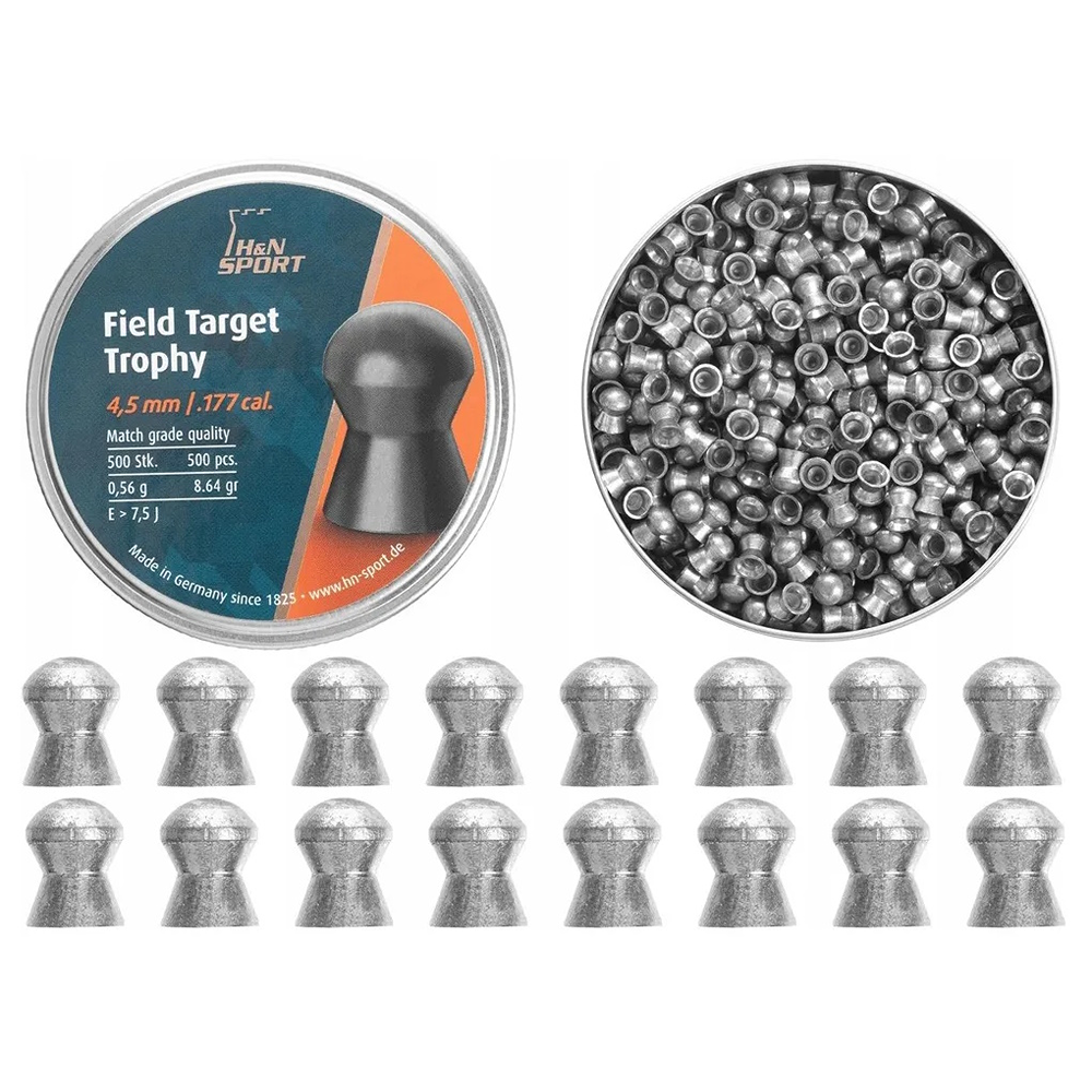 Пули для пневматики H&N FT Trophy 4,50 мм (.177) 0,56 грамма (500 шт.)