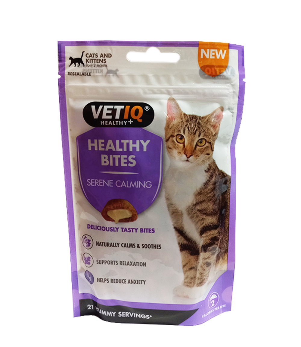 VetIQ Healthy Bites Serene Calming | успокаивающее лакомство для кошек
