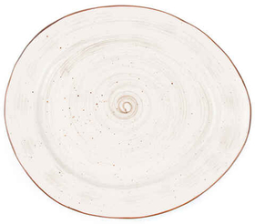 Тарелка White Fusion 23 см "яицо" P.L. Proff Cuisine