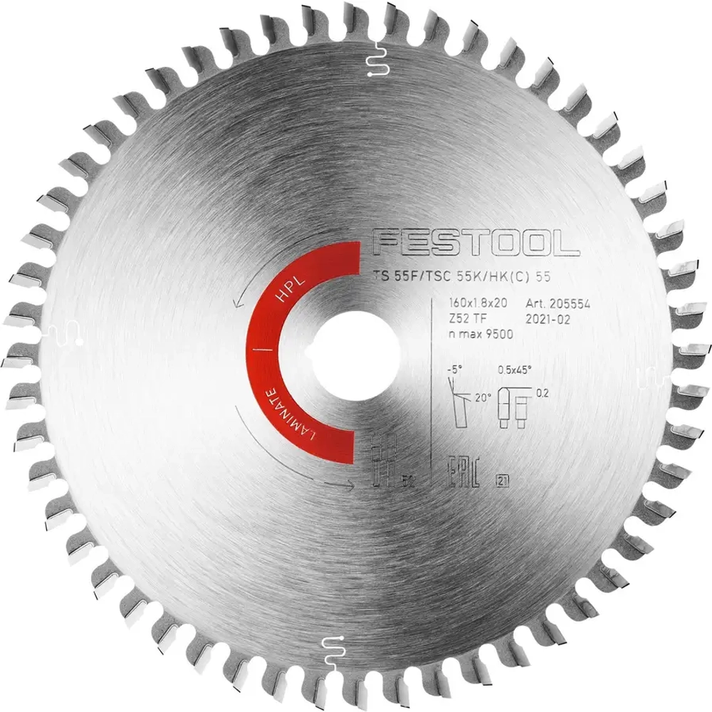 Комплект дисков и пилок KSB-SORT/2 W/L 160x1,8 мм FESTOOL 578562