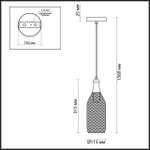 Подвесной светильник Odeon Light BOTTLE 3353/1