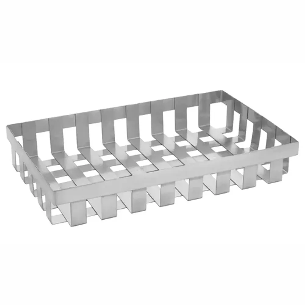 Корзинка для подачи 60*31 см h6 см поднос прямоуг. нерж. P.L. Hotelware