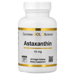 California Gold Nutrition, астаксантин, 10 мг, 120 вегетарианских капсул