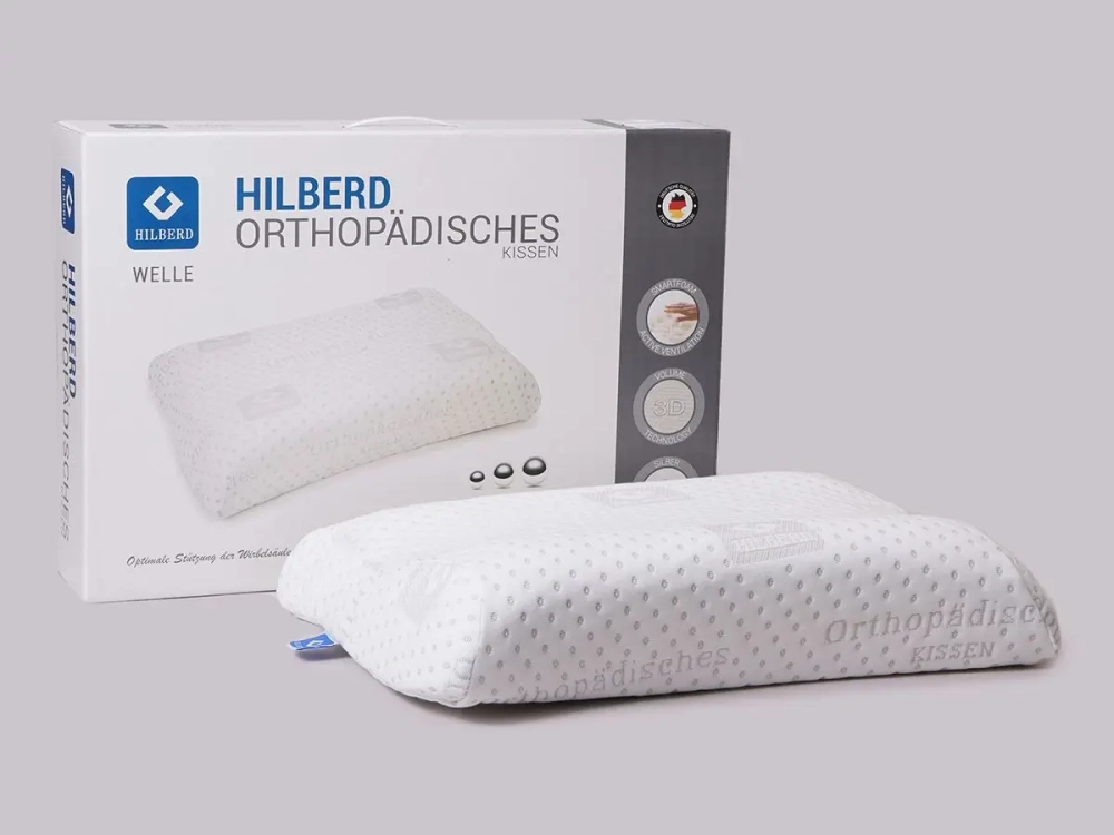 Подушка ортопедическая с эффектом памяти HILBERD WELLE