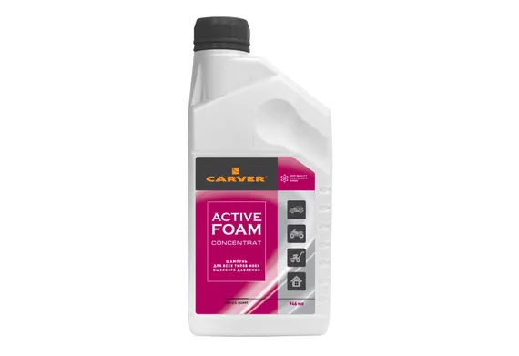 Автошампунь "CARVER" ACTIVE FOAM для моек концентрат (розовая пена)