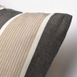 Чехол на подушку IKEA KORALLBUSKE (КОРАЛЛБУСКЕ), Антрацит, бежевый, 50x50 см