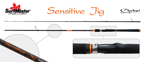 Спиннинг штекерный угольный 2 колена S Master LC1245 Chokai Series Sensitive Jig 842MHF TX-20 (7-21) 2,54 м