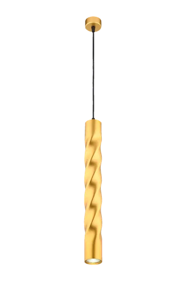 Светильник подвесной Rilon 1016G-L GOLD, 10 Вт, золотой