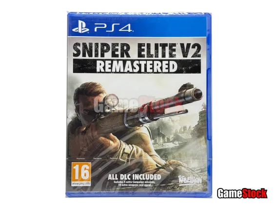 PS4 Sniper Elite V2 Remastered (Новый, Полностью на русском языке, CUSA-12351)
