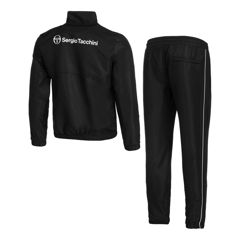 Мужские теннисные Костюмы Sergio Tacchini Zelma Tracksuit Men - Dark Blue, White