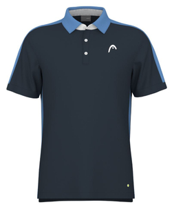 Мужское теннисное поло Head Slice Polo Shirt - небесный