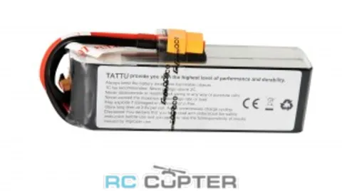 АКБ Gens Ace TATTU 2700mAh 14.8V 25C 4S1P Lipo Battery Pack XT60