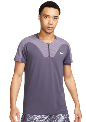 Мужское теннисное поло Nike Dri-Fit Advantage Slam Tennis Polo - Фиолетовый