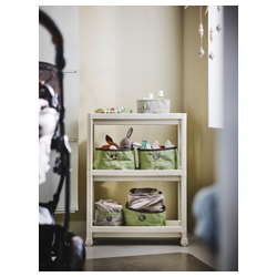 IKEA VESKEN  (ИКЕА ВЕСКЕН)  -  Тележка - белый 54x18x71 см