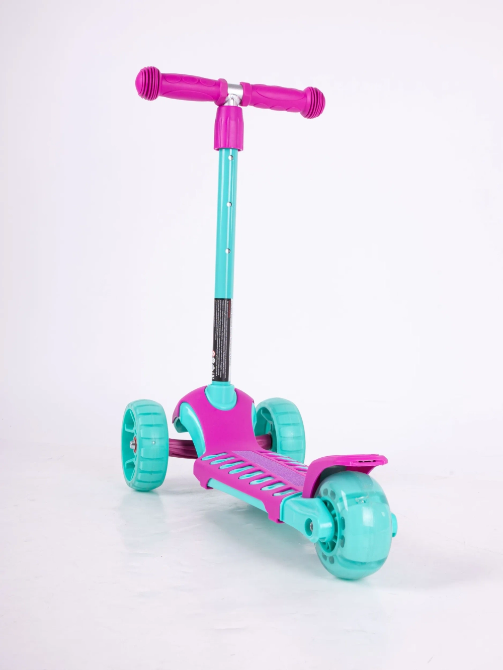 Самокат Lambo Tech Team celadon-pink 1/4 бирюзовый-розовый