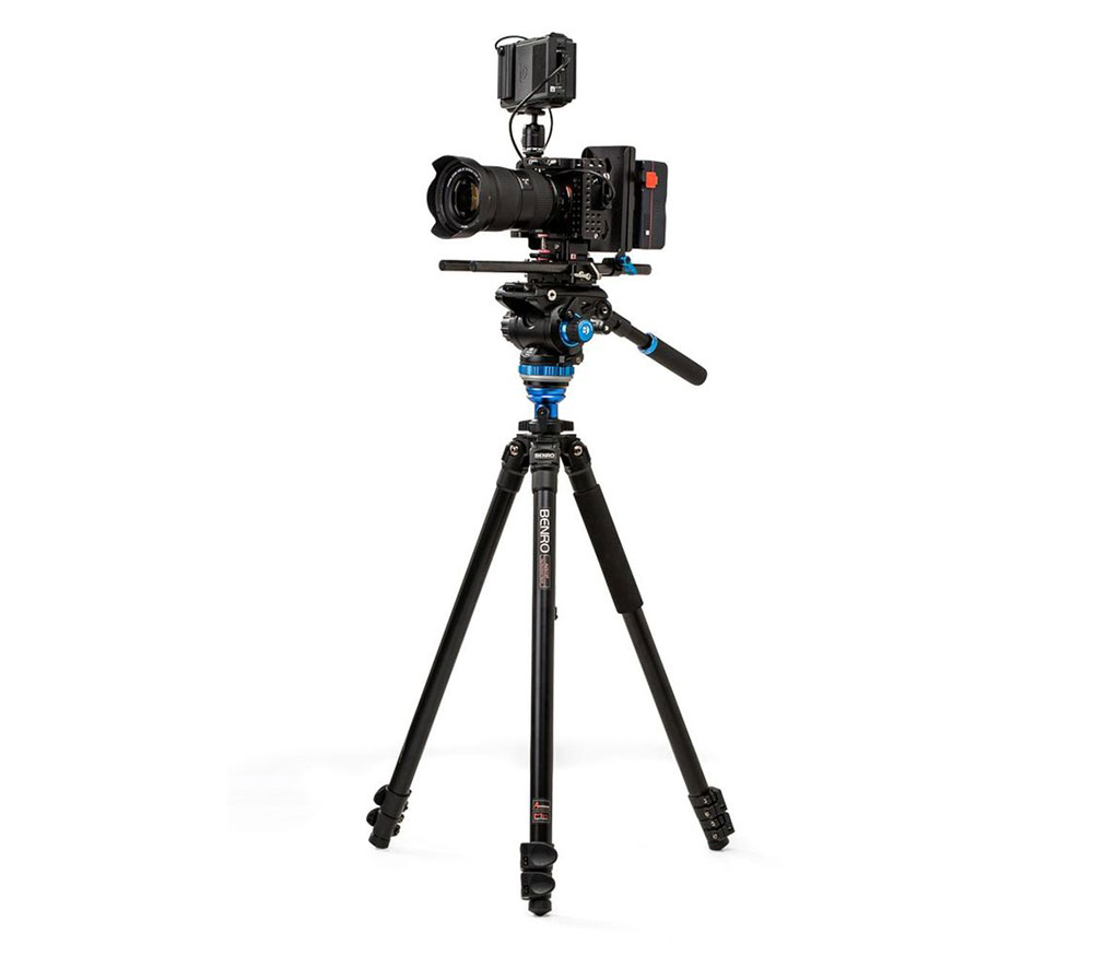 Штатив Benro Classic A2573F с видеоголовой S6PRO, клипсовые замки, алюминий