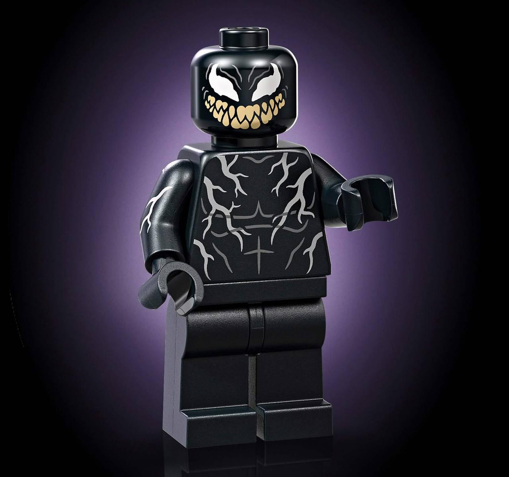 Конструктор Лего Марвел Бюст Венома 76356 | LEGO Marvel Venom Bust | коллекционная фигура Венома | 413 деталей | 18+