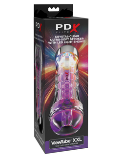Pipedream ViewTube XXL - Мастурбатор в тубе c подсветкой