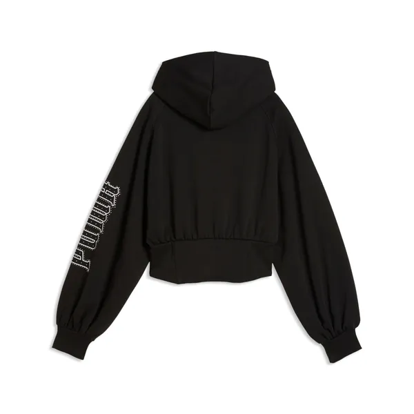 Толстовка женская PUMA STREET GLAM Bedazzled FZ Balloon Sleeve Hoodie FL