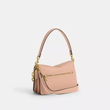 COACH СУМКА ЧЕРЕЗ ПЛЕЧО TABBY CHAIN, КРЕМОВЫЙ