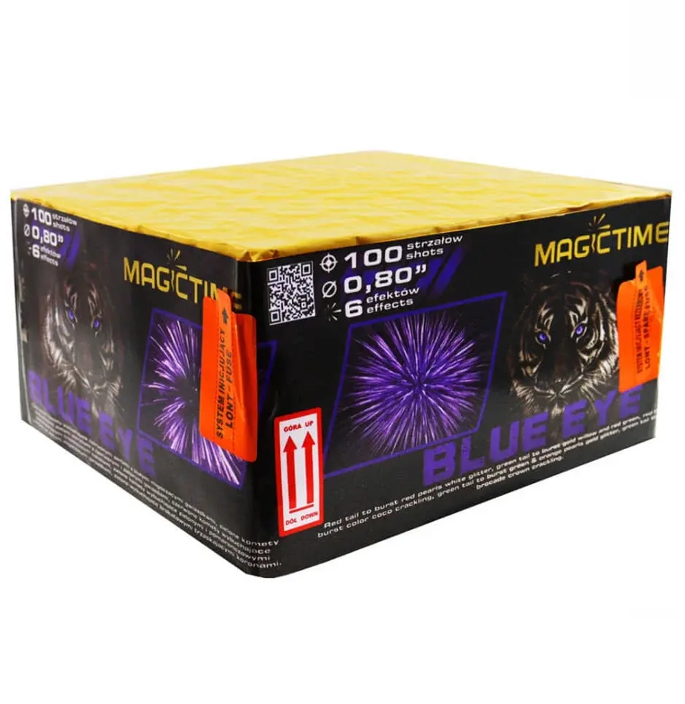 Батарея салютов Blue eye (P7819) от Magictime, 100 залпов, 20 мм