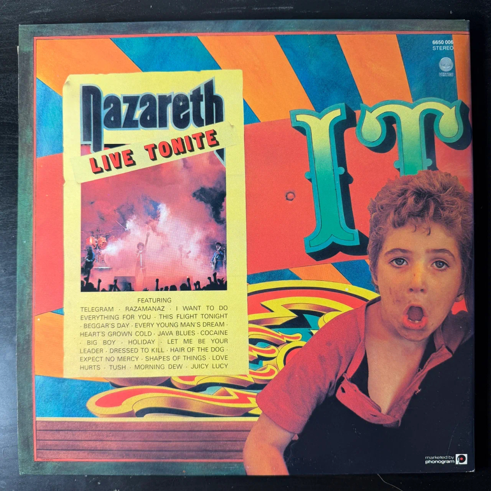 Nazareth ‎– 'Snaz 2LP (Скандинавия 1981г.)