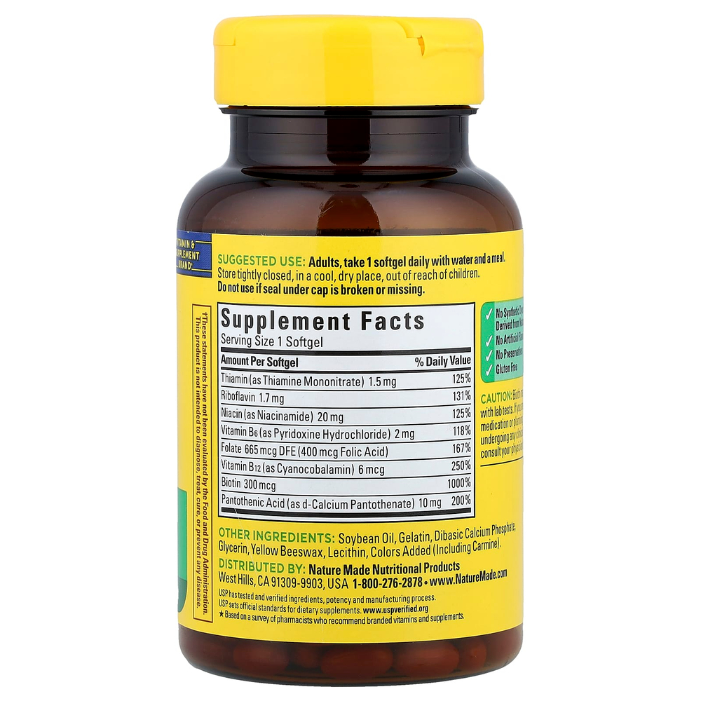 Nature Made, Super B Energy Complex, 60 Softgels
