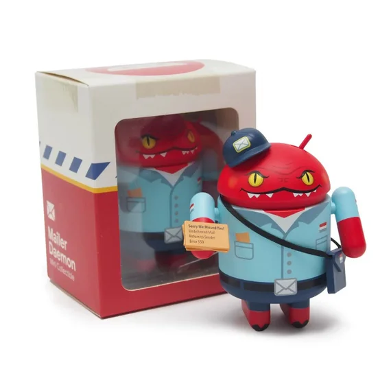 Android Mini Collectible Figure Special Edition, робот коллекционный, почтовый демон (Mailer Daemon)