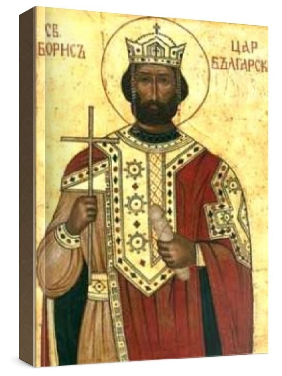 Борис Болгарский (рукописная икона)