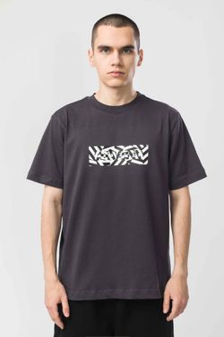 Футболка Regular Dazzle Box серая темная