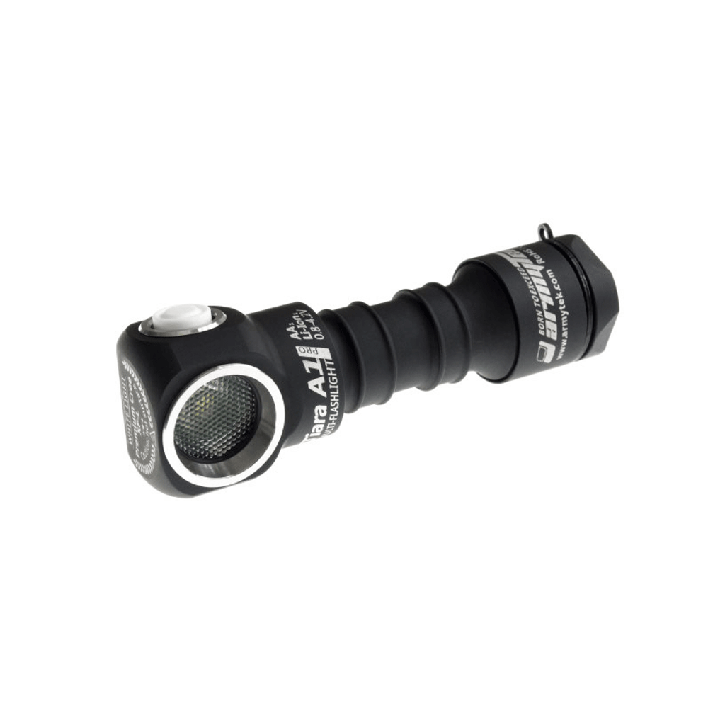 Фонарь Armytek Tiara A1 Pro v2 (Налобный) (Белый свет) XP-L 600 лм 86 м 1хАА/1х14500 без батареек