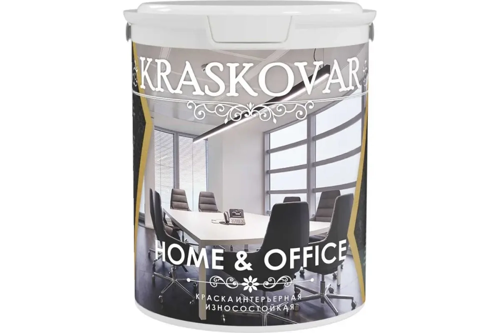 Краска интерьерная Kraskovar HOME & OFFICE износостойкая База А
