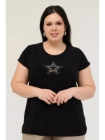 Футболка топ со стразами